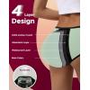 imageINNERSY Period Underwear for Women Teens LeakProof Menstrual Cotton Protective Hipster Panties 3PackLight Flow Bright Spring