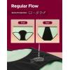 imageINNERSY Period Underwear for Women Teens LeakProof Menstrual Cotton Protective Hipster Panties 3PackLight Flow Bright Spring