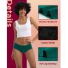 imageINNERSY Period Underwear for Women Teens LeakProof Menstrual Cotton Protective Hipster Panties 3PackLight Flow Classic Elegence