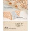 imageINNERSY Plus Size M5XL Big Curvy Woman Cotton Underwear High Waist Briefs 5PackLeopard Print
