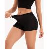 imageINNERSY Womens Boyshorts Underwear Silky Boxer Briefs Ladies Boy Shorts Panties 3PackBlack
