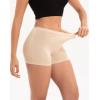 imageINNERSY Womens Boyshorts Underwear Silky Boxer Briefs Ladies Boy Shorts Panties 3PackNude Tones