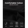 imageINNERSY Womens Cotton Boyshorts Underwear Soft Moisture Wicking Boxer Briefs 4PackBlack