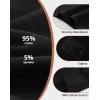 imageINNERSY Womens Cotton Underwear Super High Waisted Briefs Soft Full Coverage Panties 4 PackBlack