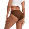imageINNERSY Womens High Cut String Bikini Panties Stretchy Sexy Cotton Underwear 6PackEarth Tone