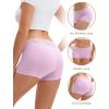 imageINNERSY Womens Lace Underwear Cotton Soft Boyshorts Panties Boxer Briefs 3PackGentle Pastels