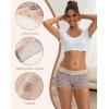imageINNERSY Womens Lace Underwear Cotton Soft Boyshorts Panties Boxer Briefs 3PackLeopardLight PinkRed