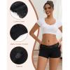 imageINNERSY Womens Lace Underwear Cotton Soft Boyshorts Panties Boxer Briefs 3PackSolid Black
