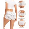 imageINNERSY Womens Lace Underwear Cotton Soft Boyshorts Panties Boxer Briefs 3PackWhiteBlueGray