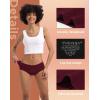 imageINNERSY Womens Period Underwear Hipster Postpartum Leakproof Protective Menstrual Panties MultipackDeep Charm
