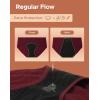 imageINNERSY Womens Period Underwear Hipster Postpartum Leakproof Protective Menstrual Panties MultipackDeep Charm
