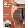 imageINNERSY Womens Period Underwear Hipster Postpartum Leakproof Protective Menstrual Panties MultipackMilaed