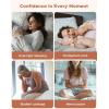 imageINNERSY Womens Plus Size Period Underwear Heavy Flow Cotton Leakproof Menstrual Panties 3PackCaramel Dusk