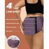 imageINNERSY Womens Plus Size Period Underwear Heavy Flow Cotton Leakproof Menstrual Panties 3PackVelvet Twilight