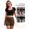 imageINNERSY Womens Slip Shorts for Under Dresses Anti Chafing Biker Shorts Boyshorts Underwear2packdark BrownNude
