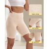 imageINNERSY Womens Slip Shorts for Under Dresses High Waisted ShortsBlack Nude White