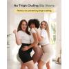 imageINNERSY Womens Slip Shorts for Under Dresses High Waisted ShortsBlack Nude White