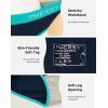 imageINNERSY Womens Underwear Cotton Hipster Panties Mid Rise Briefs Tagless Wide Waistband 6 PackClassic Contrast