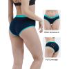 imageINNERSY Womens Underwear Cotton Hipster Panties Mid Rise Briefs Tagless Wide Waistband 6 PackClassic Contrast