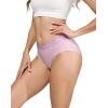 imageINNERSY Womens Underwear Cotton Hipster Panties Mid Rise Briefs Tagless Wide Waistband 6 PackDreamy Hues