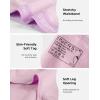 imageINNERSY Womens Underwear Cotton Hipster Panties Mid Rise Briefs Tagless Wide Waistband 6 PackDreamy Hues