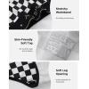 imageINNERSY Womens Underwear Cotton Hipster Panties Mid Rise Briefs Tagless Wide Waistband 6 PackFancy Checkers