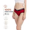 imageINNERSY Womens Underwear Cotton Hipster Panties Mid Rise Briefs Tagless Wide Waistband 6 PackFestive Cheer