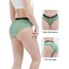 imageINNERSY Womens Underwear Cotton Hipster Panties Mid Rise Briefs Tagless Wide Waistband 6 PackTwilight Harmony