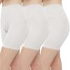 imageINNERSY Womens Slip Shorts for Under Dresses High Waisted ShortsWhite