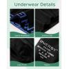 imageINNERSY Boys Underwear Breathable Boxer Briefs Lightweight Soft Quick Dry Shorts 2PackBlack