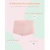 imageINNERSY Girls Boyshorts Underwear Soft Cotton Panties Size 816 for Teens 5PackBlush Petal