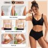 imageINNERSY Seamless Nursing Bras for Breastfeeding Maternity Bras for Pregnancy Comfortable BraletteBlack