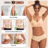 imageINNERSY Seamless Nursing Bras for Breastfeeding Maternity Bras for Pregnancy Comfortable BraletteNude