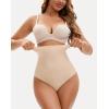 imageINNERSY Tummy Control Thong Shapewear Panties for Women High Waisted Seamless Body Shaper UnderwearClay
