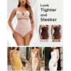 imageINNERSY Tummy Control Thong Shapewear Panties for Women High Waisted Seamless Body Shaper UnderwearPink Tint