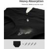 imageINNERSY Womens Bamboo Viscose Heavy Flow Period Underwear High Waisted Leakproof Panties 3 PackBlack