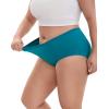 imageINNERSY Womens Plus Size Seamless Underwear High Waisted No Show Panties Invisible Briefs 3PackLilacNudeTurquoise