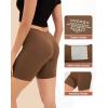 imageINNERSY Womens Seamless Slip Shorts for Under Dresses Anti Chafing Cooling Boy Shorts 2PackBlackBrown