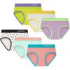 imageINNERSY Big Girls Underwear Size 816 Cotton Teen Panties No Wedgies Briefs 6PackVivid Brights