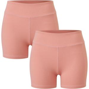 imageINNERSY Girls Athletic Biker Shorts Size 816 Years Gymnastics Volleyball Dance ShortsPink 2pack