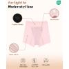 imageINNERSY Period Boxer for Women High Waisted Leak Proof Postpartm Menstrual Mesh BoyShorts Panties Underwear 3PackMacaron Colors