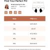 imageINNERSY Period Underwear for Women Plus Size Heavy Flow Leakproof Menstrual High Waisted Absorbent Panties 3PackBlack
