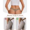 imageINNERSY Seamless Thongs for Women No Show Underwear Sexy Breathable Comfortable Panties 6PackWild Elegance