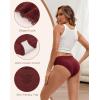 imageINNERSY Womens Cotton Bikini Underwear High Cut Lace Hipster Panties 4PackGorgeous Midnight