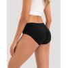 imageINNERSY Womens Seamless Hipster Underwear Soft No Show Invisible Stretch Panties 4PackBlack