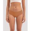imageINNERSY Womens Seamless Hipster Underwear Soft No Show Invisible Stretch Panties 4PackMaillard