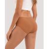 imageINNERSY Womens Seamless Hipster Underwear Soft No Show Invisible Stretch Panties 4PackMaillard
