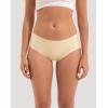 imageINNERSY Womens Seamless Hipster Underwear Soft No Show Invisible Stretch Panties 4PackNude