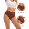 imageINNERSY Womens Underwear Cotton Soft Underwear High Waisted Breathable Briefs 5 PackClassic Vintage