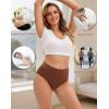 imageINNERSY Womens Underwear Cotton Soft Underwear High Waisted Breathable Briefs 5 PackClassic Vintage